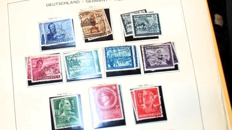 Historische Briefmarken aus dem deutschen Reich wie diese von 1944 gewinnen derzeit an Wert.