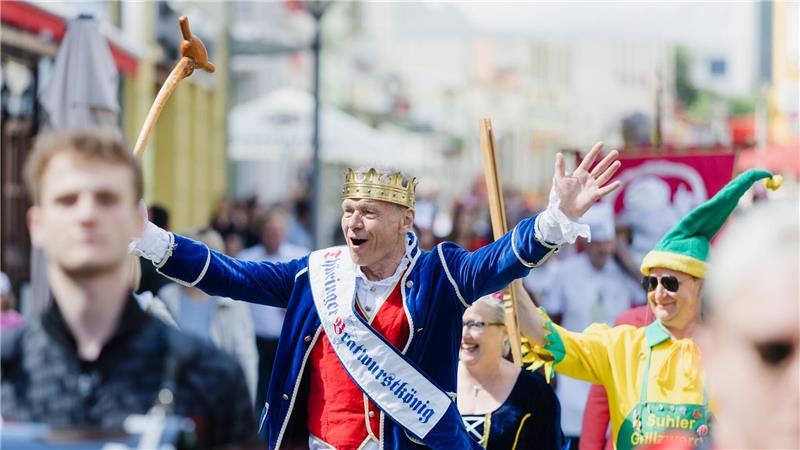 Hoch lebe die Bratwurst und ihr König Norbert I.