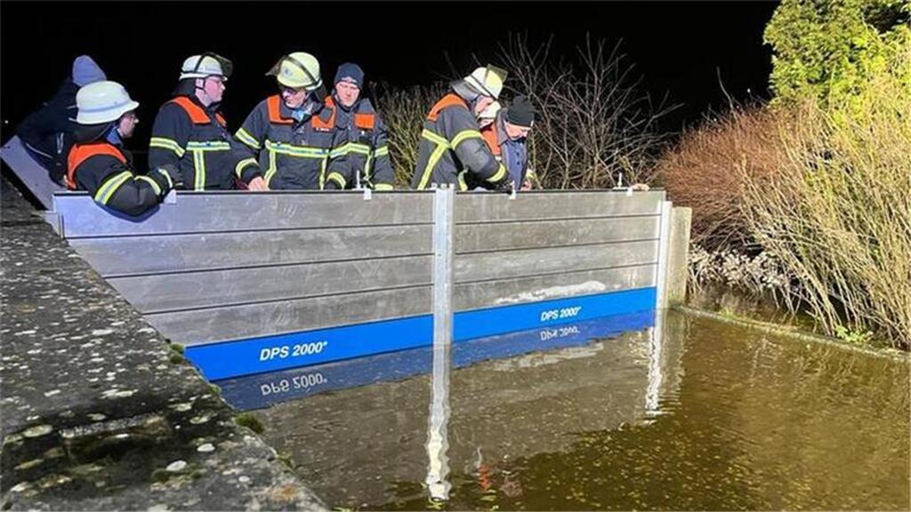 Hochwasser-Alarm an der Lühe und in Dammhausen.