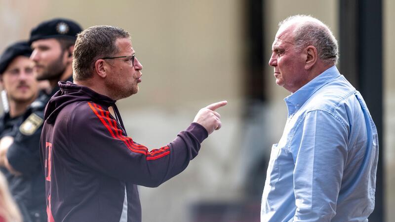 Hoeneß schaute beim Testspielsieg vorbei.