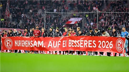 Hoffen auf ein besseres Jahr 2026: Die Spieler von Fortuna Düsseldorf haben enttäuschende Monate hinter sich.