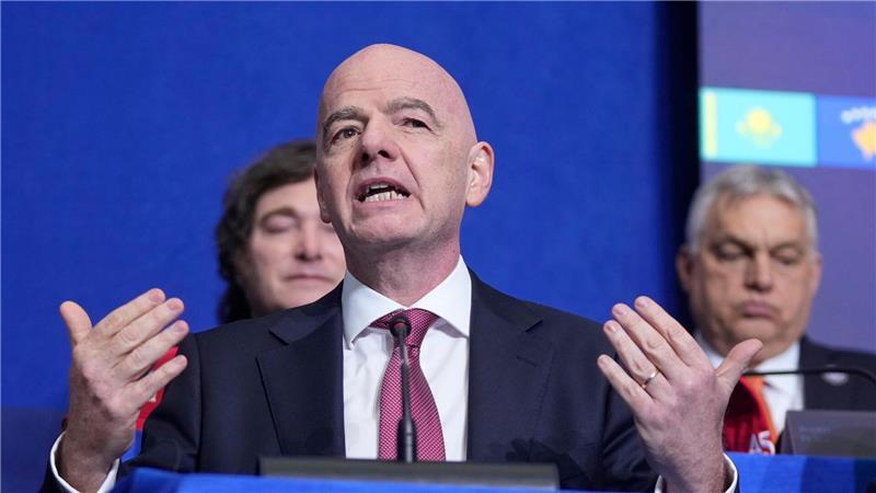 Hofft auf eine WM-Teilnahme Irans: FIFA-Präsident Gianni Infantino. (Archivbild)