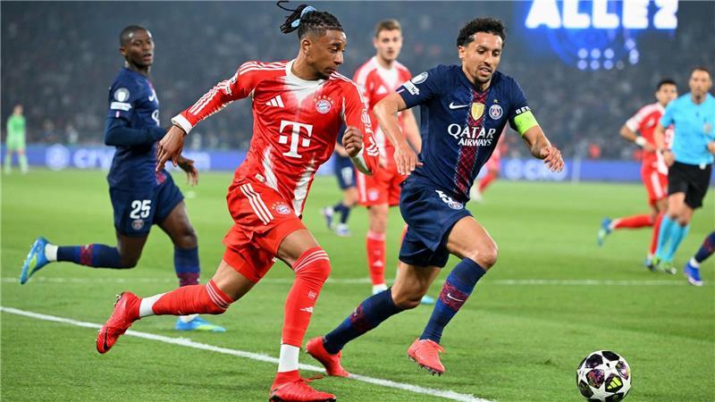 Hohes Tempo, viele Tore: Michael Olise (l) und die Bayern lieferten in Paris ein Spektakel.