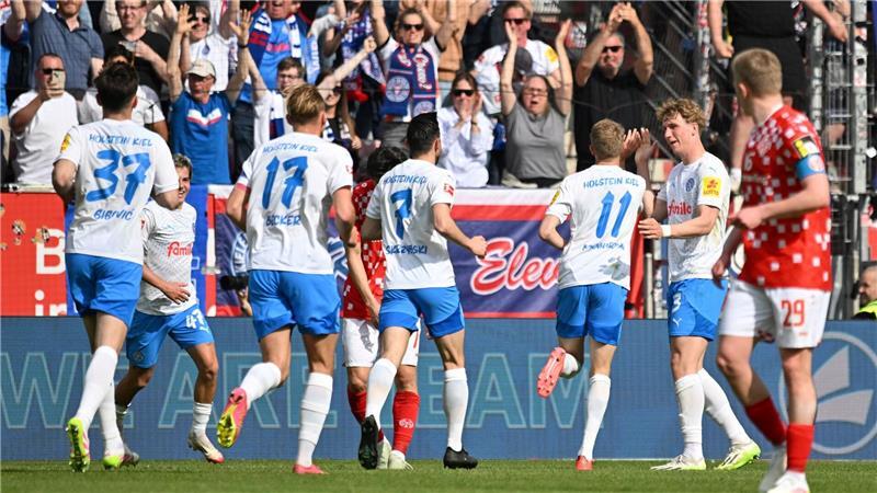 Holstein Kiel konnte die Führung in Mainz nicht über die Zeit retten.