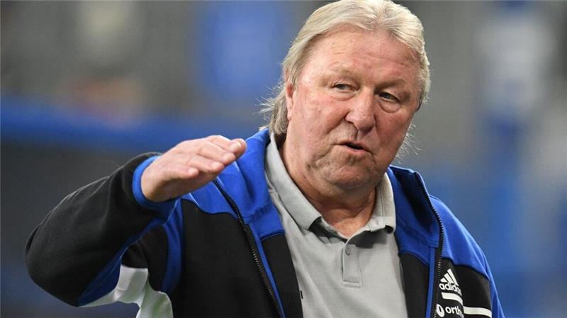 Horst Hrubesch beim Hamburger SV