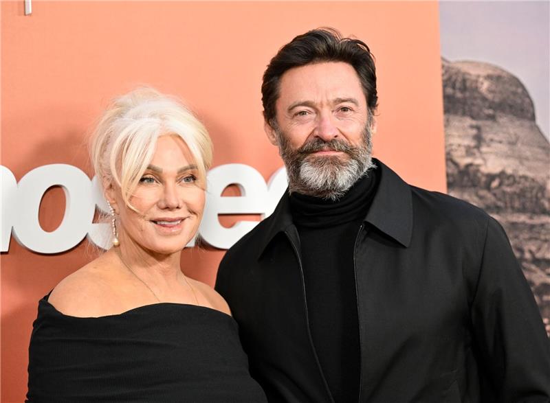 Hugh Jackman und Deborra-Lee Furness Jackman in New York.