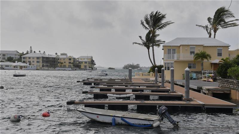 Hurrikan „Imelda“ hat die Inselgruppe Bermuda im Nordatlantik erreicht.