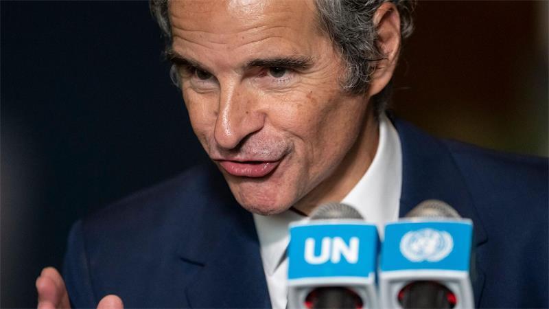 IAEA-Chef Grossi verwies auf die US-iranische Rahmenvereinbarung, wonach das Uran unter der IAEA-Aufsicht zumindest verdünnt werden soll. (Archivbild)