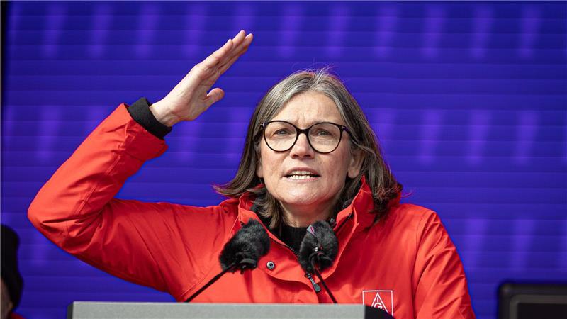 Metall-Betriebsräte verlangen höhere Investitionen IG-Metall-Chefin Benner verlangt von den Betrieben Investitionen. (Archivbild)