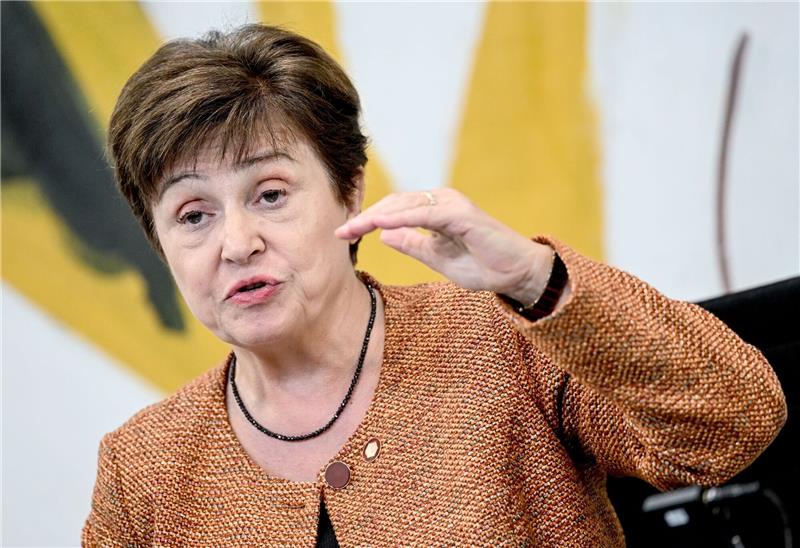 IWF-Chefin Georgiewa: Wachstum bleibt mittelfristig schwach IWF-Chefin Kristalina Georgiewa: «Die Weltwirtschaft hat sich als bemerkenswert widerstandsfähig erwiesen».