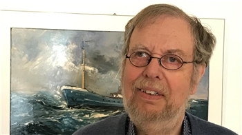 „Ich freue mich, dass wir anlässlich des 70. Geburtstages der Iris Joerg endlich alle 25 Bilder des  Kümo zeigen können.“Volker von Bargen, Hafenmeister und ehemaliger Leiter des Küstenschifffahrtsmuseums, am Dienstag, 28. April 2026.