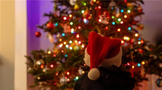 „Ich mag, wenn es überall leuchtet“, sagt Manuela, die Bürgergeld bezieht. Mit bescheidenen Mitteln versucht sie, ihren Kindern ein schönes Weihnachtsfest zu bereiten.