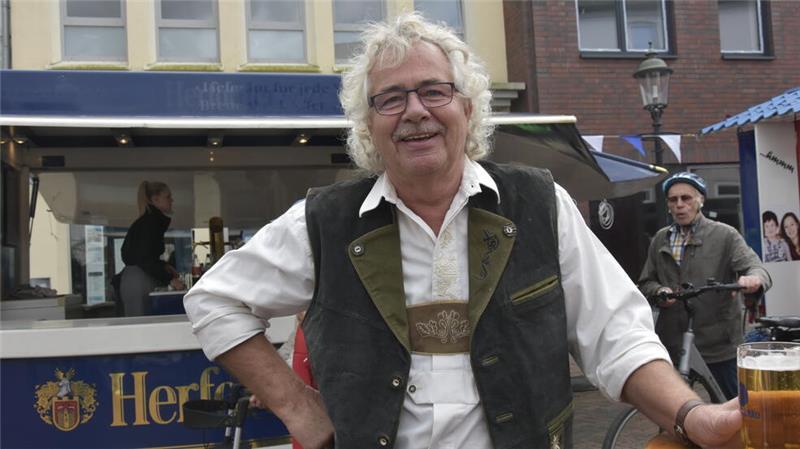 Ihm fehlt die Partymusik: Oktoberfest-Fan Armin Keltsch von Bruck.