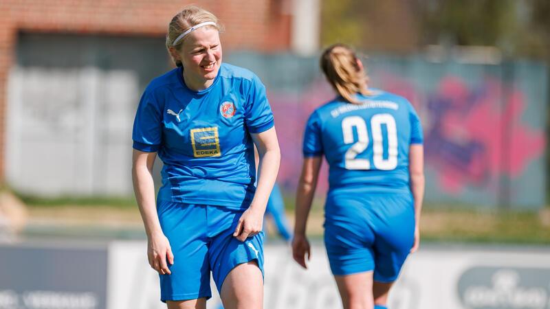 Ihr Treffer reichte nicht. Stürmerin Romina Riwny und die A/O-Fußballerinnen verloren ihr Heimspiel gegen Tabellennachbar TiMoNo mit 1:2.