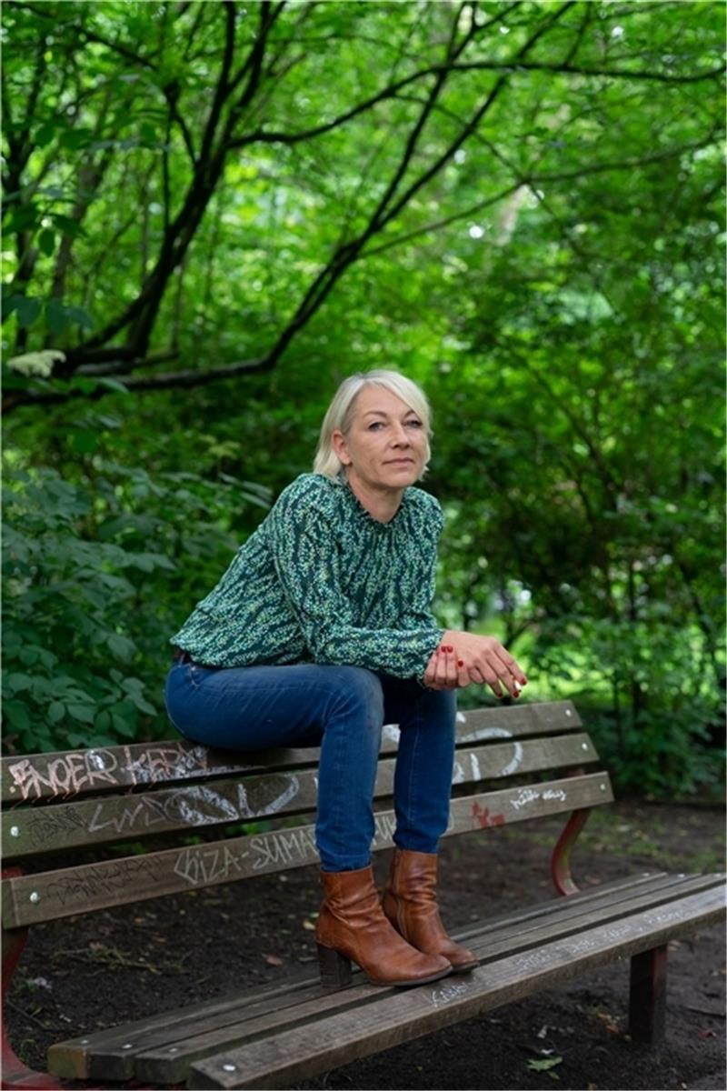 Ihre Erlebnisse mit Marc hat Autorin Katja Hübner aufgeschrieben. Nun ist mit „Okay, danke, ciao!“ ihr Buch darüber erschienen. Foto: Floran Weiner