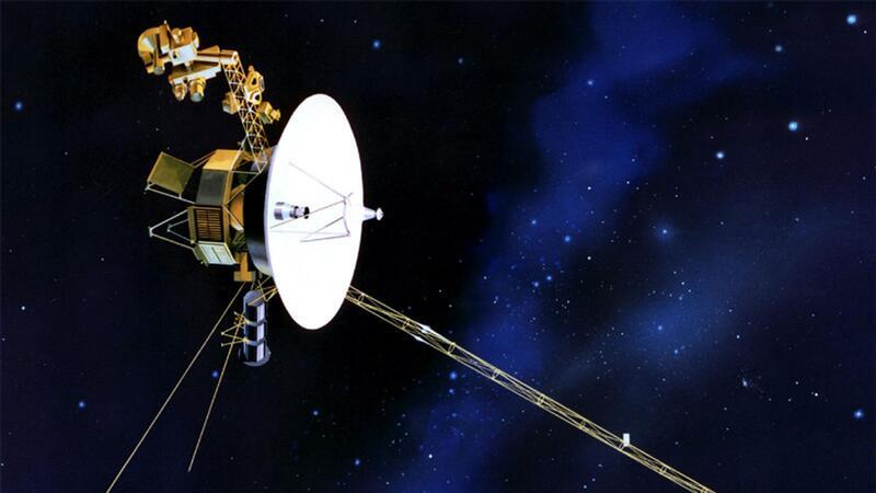 Nasa sucht Lösung für Kommunikationsprobleme mit „Voyager 1“ Illustration zur amerikanischen Raumsonde „Voyager 1“.