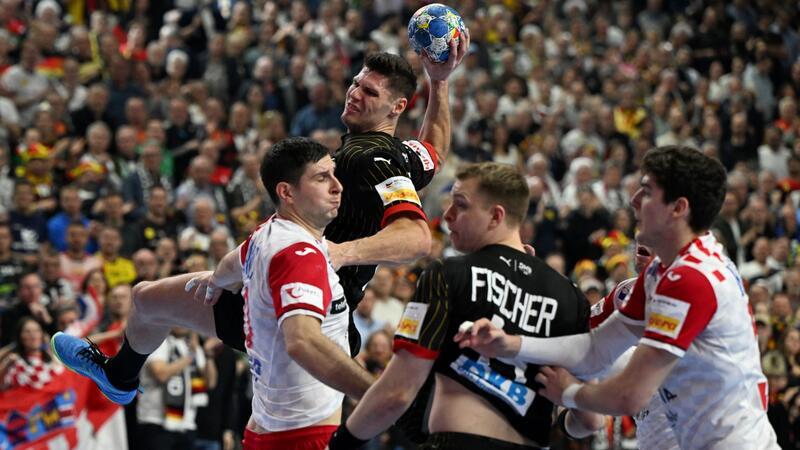 Handballer jubeln vor Kroaten-Spiel – Dann wieder viele Schwächen Im Angriff leistete sich die DHB-Auswahl gegen Kroatien viel zu viele Fehlwürfe.