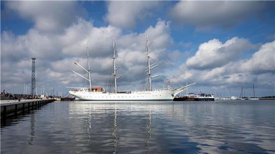 Im April soll die „Gorch Fock“ in Kiel auslaufen. (Archivbild)