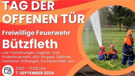Im Bützflether Feuerwehrhaus gibt es am Sonnabend viele Aktionen.