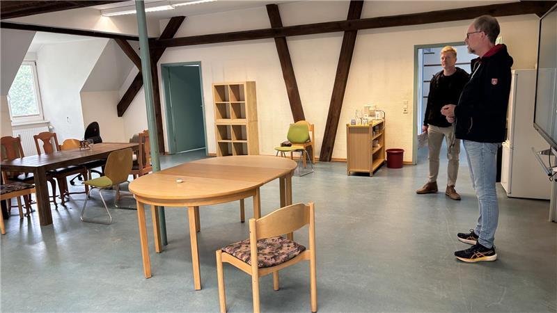 Millioneninvestition: Was Nottensdorf mit der alten Schule plant Im Dachgeschoss ist aktuell die Nottensdorfer Theatergruppe untergebracht.