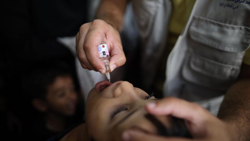 Israel gerät wegen Besetzung des Westjordanlands unter Druck Im Gazastreifen brachte die Weltgesundheitsorganisation WHO die erste Runde der Polio-Impfung erfolgreich über die Bühne.