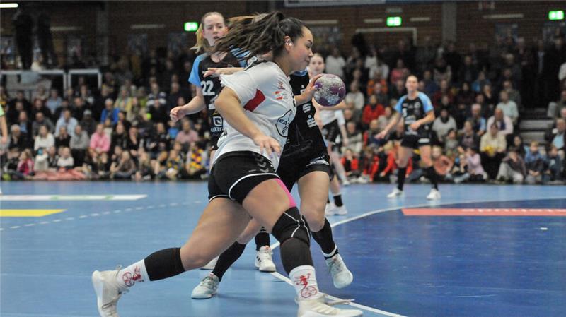 Herber Verlust für den BSV – Das ist der erste Neuzugang Im Hinspiel gegen den BSV erzielte Christin Kaufmann sechs Tore und war die beste Werferin ihres Teams.