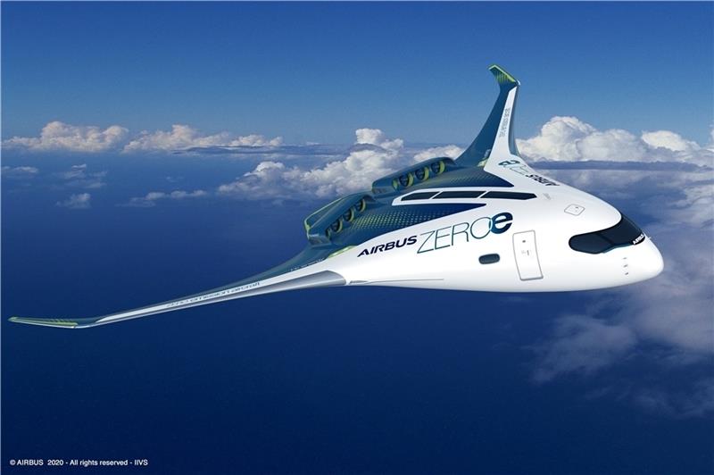 Im Jahr 2035 will Airbus mit dem ersten emissionsfreien Flugzeug auf den Markt kommen. Foto: Airbus