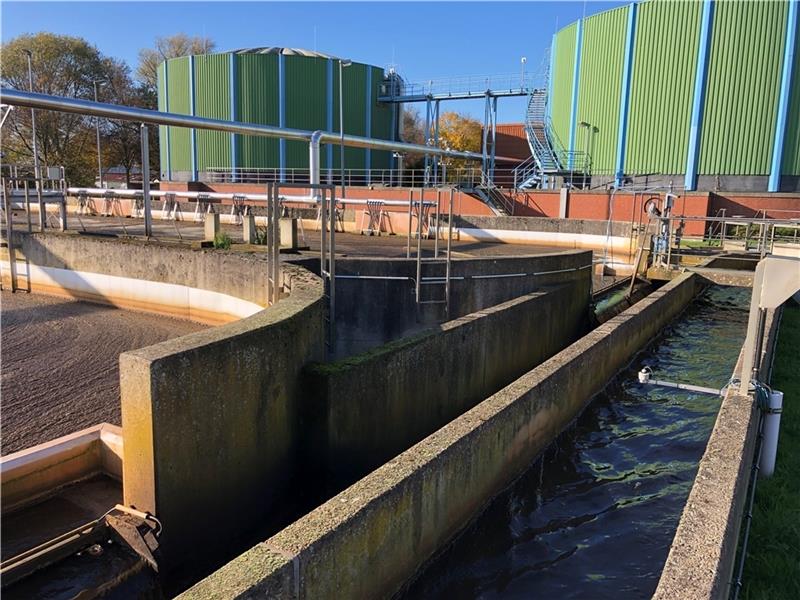 Im Klärwerk in der Harschenflether Vorstadt wird das Stader Abwasser gereinigt. Foto: Strüning