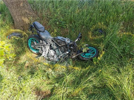Im Landkreis Cuxhaven ist ein Mann nach einem Motorradunfall gestorben. Foto: Polizei