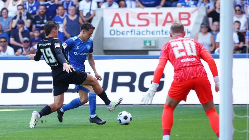 0:0 gegen Elversberg: Magdeburg vergibt zu viele Chancen Im Magdeburger Angriff soll Martijn Kaars der Zielspieler sein.