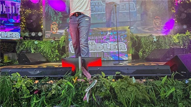 Im „Megapark“ spielte Wendler vor knapp 4.000 Menschen.