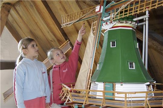 Im Mühlenmuseum Moisburg können Besucher beim Saisonabschluss dem Müller über die Schulter schauen. Foto: FLMK