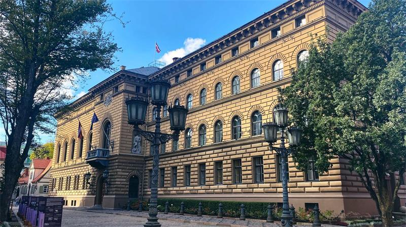 In Lettland klarer Wahlsieg von Regierungschef Kulbergs Im Parlament Saeima bekommt die Regierungspartei voraussichtlich 42 der 100 Sitze. (Archivbild)