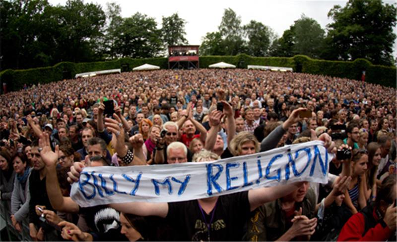 Im Stadtpark ist immer was los, wie hier beim Konzert von Billy Idol. Foto: dpa