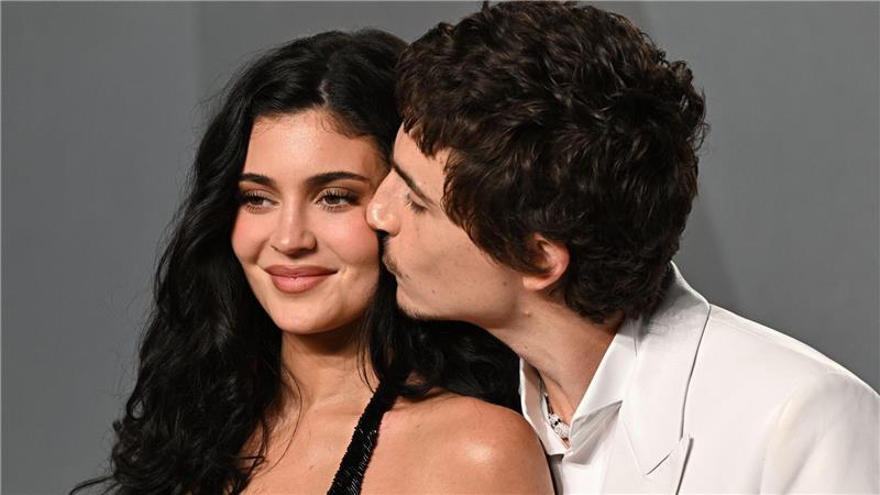 Im Turtelmodus bei der „Vanity Fair“-Party: Kylie Jenner (28) und Timothée Chalamet (30).