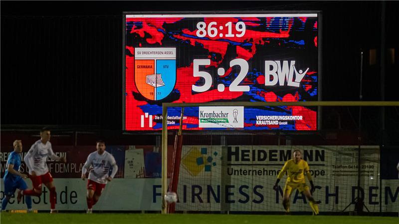 Im Viertelfinale des Landespokalwettbewerbs schlug D/A vor eigenem Publikum Blau-Weiß Lohne mit 5:2.