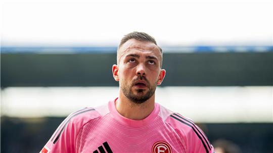Im Visier von Werder: Düsseldorfs Torwart Florian Kastenmeier. (Archivbild) 