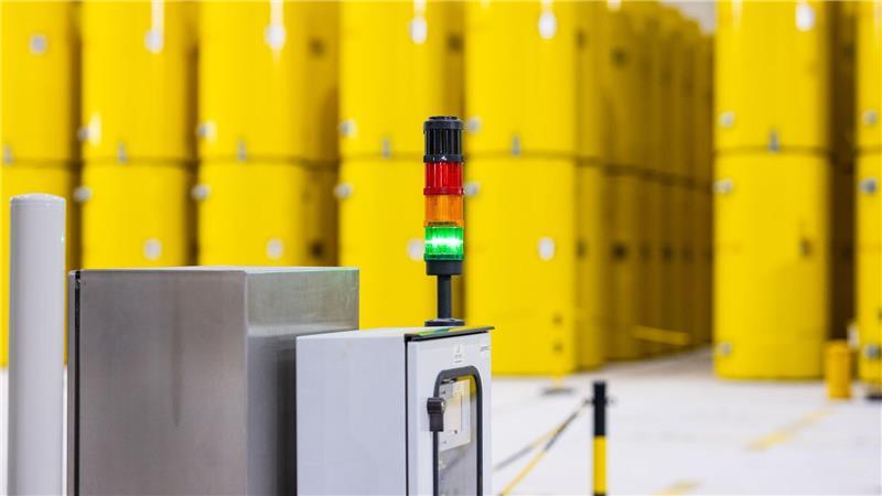 Im Zwischenlager Ahaus wird Atommüll aufbewahrt. Das sei aber keine Dauerlösung, betont Carsten Schneider. (Archvbild)