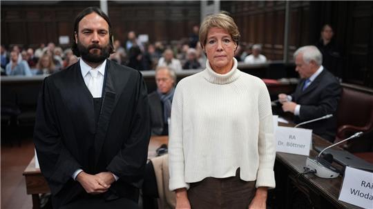 Im andauernden Ermittlungsverfahren gegen Christina Block hat die Staatsanwaltschaft Hamburg zwei weitere Beschuldigte aus Israel vernommen, außerhalb des Prozesses. (Archivbild)