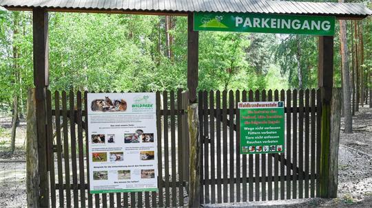Im brandenburgischen Wildpark Johannismühle südlich von Berlin kommt es zu einem Polizeieinsatz. (Archivbild)
