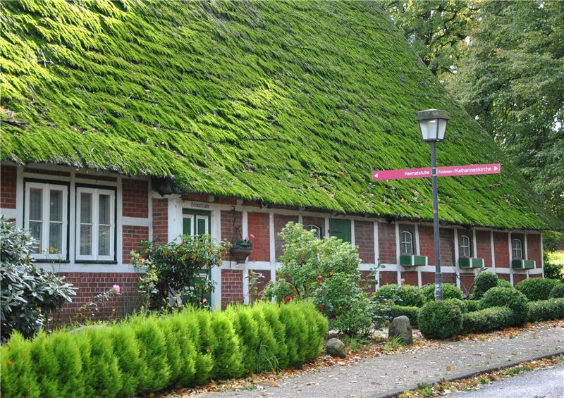 Im denkmalgeschützten Drei-Ständer-Haus von Elfriede Meyer war die Heimatstube 1986 eingerichtet worden.