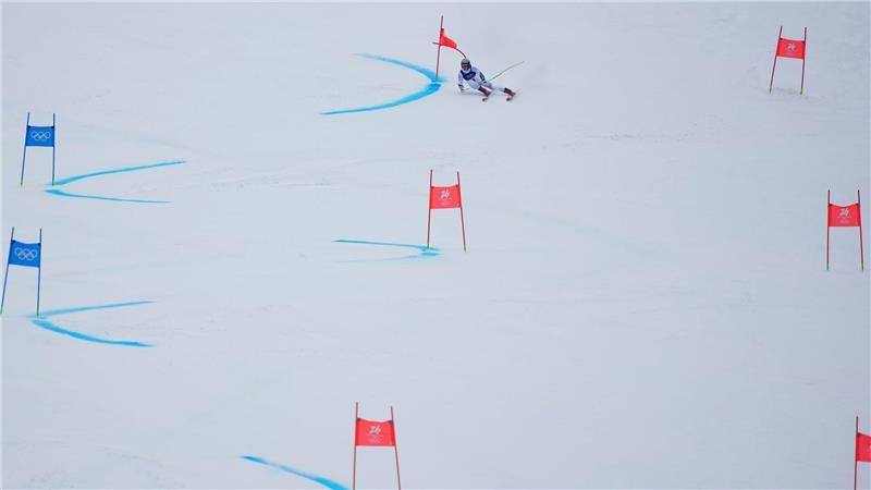Im ersten Lauf eine Liga für sich: Lucas Pinheiro Braathen.