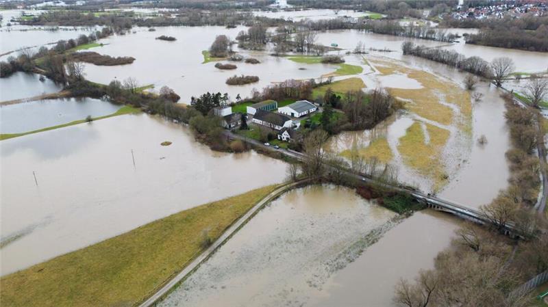 Aussicht auf Feiertage ohne Hochwasser Im letzten Jahr kam es in Niedersachsen über die Feiertage zu Überflutungen. (Archivbild)