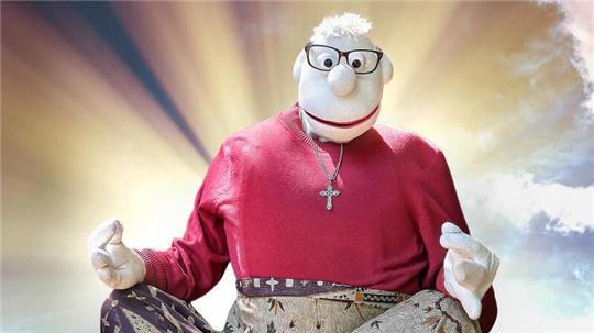Im neuen Programm „Das Werner Unser“ übernimmt Detlef Wutschiks Handpuppe Werner Momsen die Rolle eines Pastors.