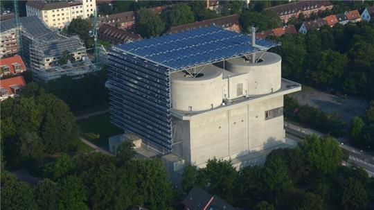 Im sogenannten Energiebunker soll ab 2026 erhitztes Thermalwasser zwischengespeichert werden. (Archivfoto)
