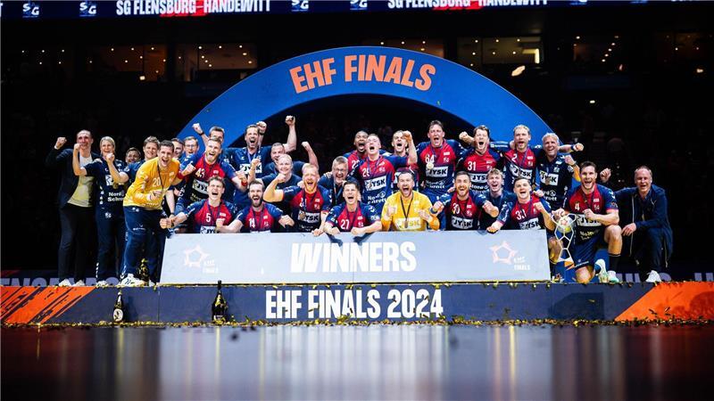 Titelverteidiger Flensburg im Halbfinale gegen Melsungen Im vergangenen Jahr gewann die SG Flensburg-Handewitt den Titel in der European League.