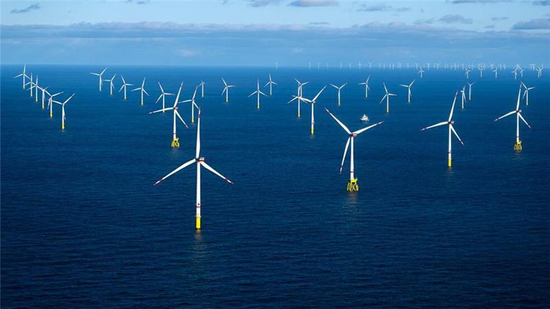 Im vergangenen Jahr sind auf der Nordsee 20,8 Terawattstunden Windstrom produziert worden - rund acht Prozent mehr als im Jahr zuvor. (Archivbild)