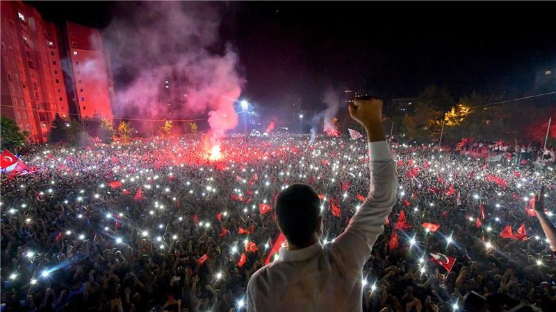 Erdogan-Rivale vor Gericht - Was das für die Türkei bedeutet Imamoglus Sieg bei der Bürgermeisterwahl in Istanbul 2019 war ein Dämpfer für Präsident Erdogan. (Archivbild)