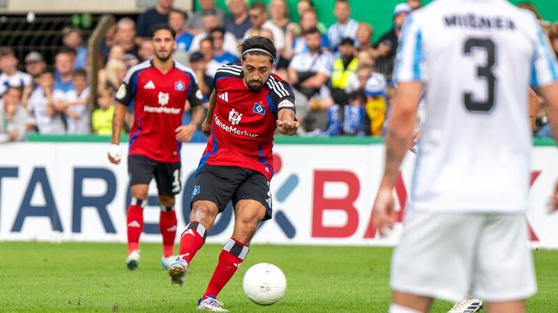 Immanuel Pherai brachte den HSV früh in Führung.