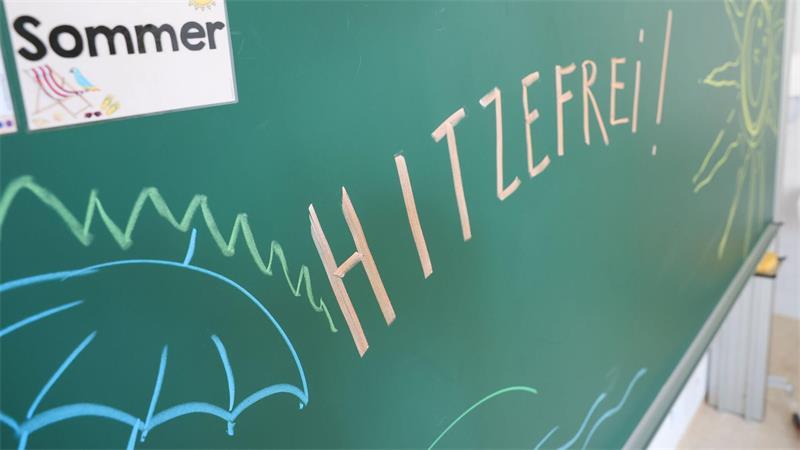 Immer mehr Hitzefrei? Für die GEW kann das nicht die Lösung sein. (Symbolbild)